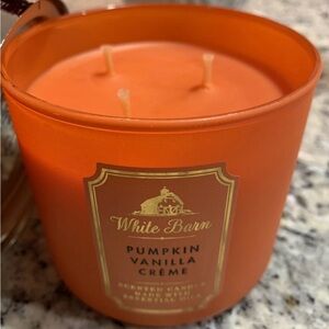 Bath & Body Works: 14.5 Oz 3-Wick Candle: Pumpkin Vanilla Creme